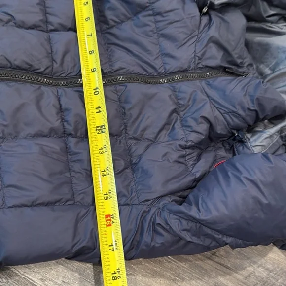 Canada Goose Ellison Packable Down Coat Navy Blue Hooded Jacket Sz S Womenโs - Picture 15 of 16